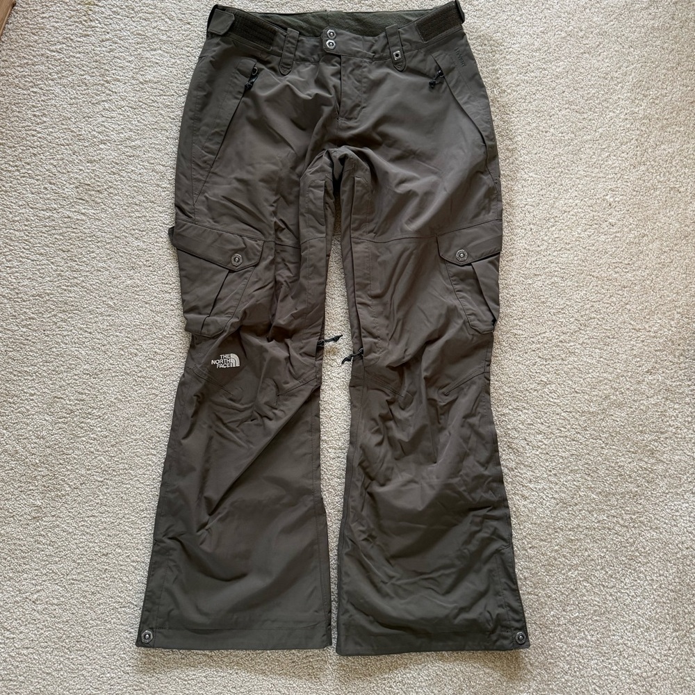 The North Face Army Green Ski/Snowboard Pants